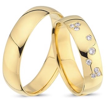 Model A4018-14G, guld hos Guldsmykket.dk